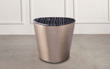 Endymion Marble Stainless Steel Side Table