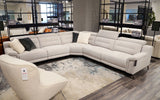 Adjustable headrest recliner | Fabric | Maestrale Modern Motion Sectional | Mofit Home Furniture