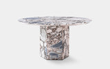 Evander Marble Round Dining Table