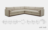 Eurus Modern Motion Sectional Sofa